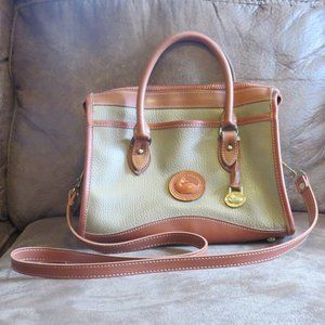 Vintage Dooney & Bourke Olive Green Crossbody Bag